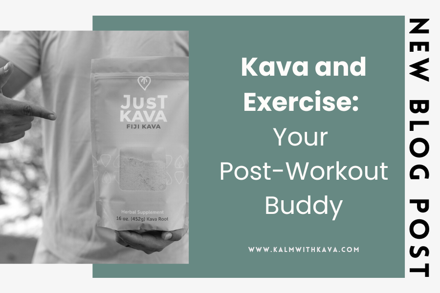 Person holding kava bag. Kava and Exercise - Your Post Workout Buddy